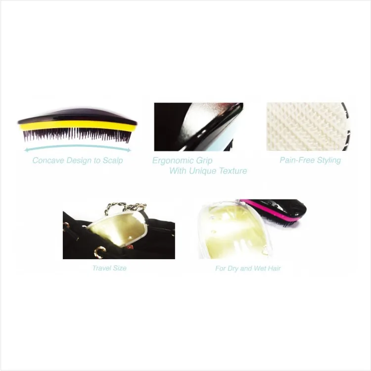 Wholesale good quality scalp massage detangling hair brush styling brush comb