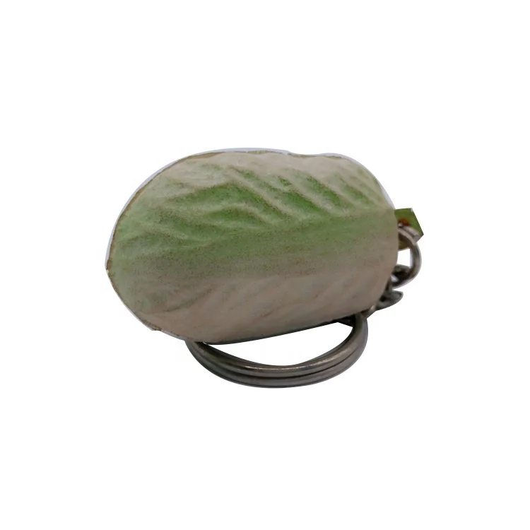 Simulated Food Vegetable Pendant Stress Ball Cabbage Key Chain New Squeeze Manufactory Squeeze Toys