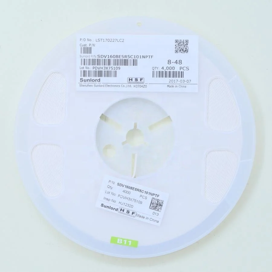 Высококачественный Варистор SMD 5 V 100pF 0603 электронные компоненты SDV1608E5R5C101NPTF
