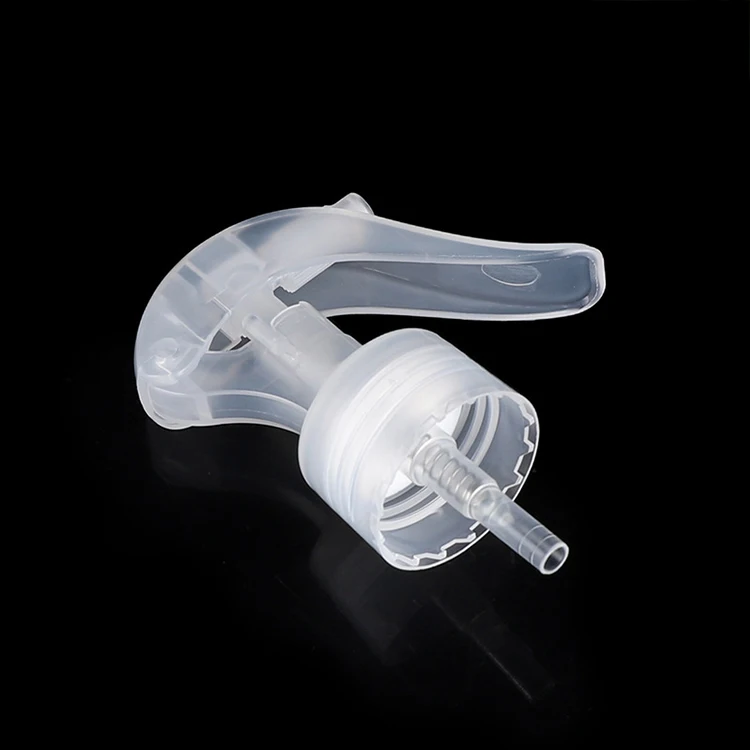 In Stock 24/410 Luxury  PP Chemical Clear Transparent Trigger Sprayer Head