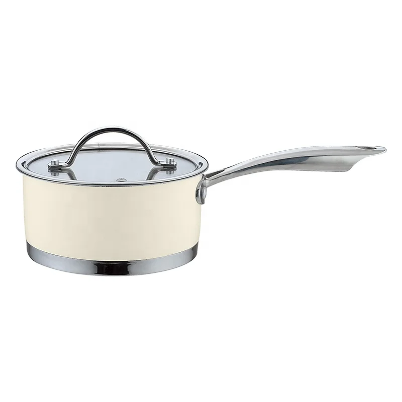 Customizable Kitchen Cooking Pots And Pans Induction Cookware Stainless Steel Cookware Set With Glass Lid