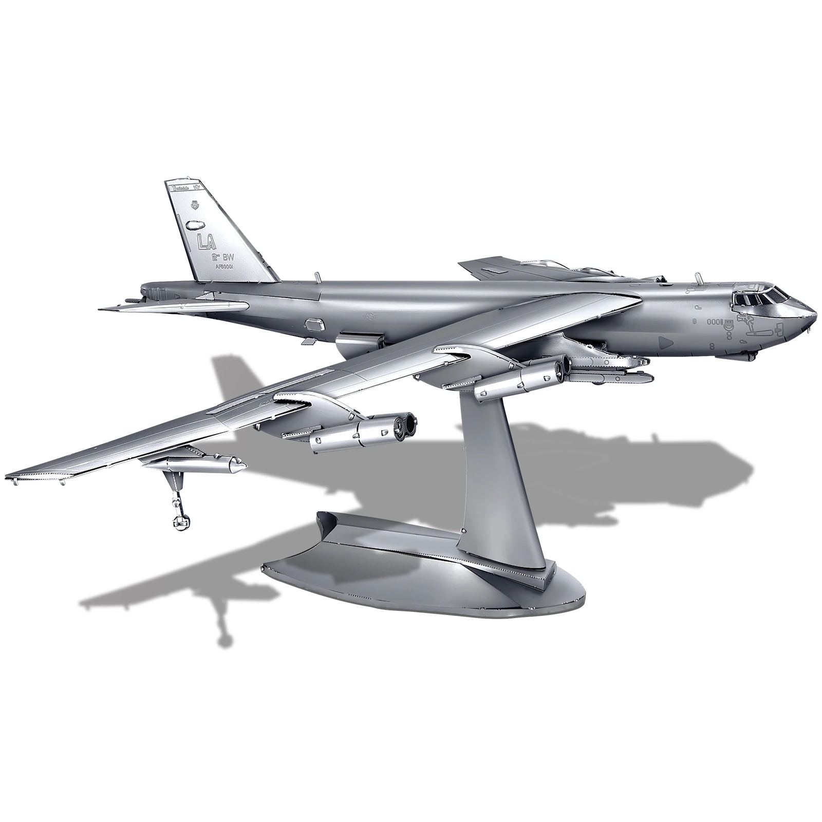 Piececool 1:200 Stratofortress American Military Airplane Model Building Kits  3D Metal Puzzles for DIY Assembly Puzzle