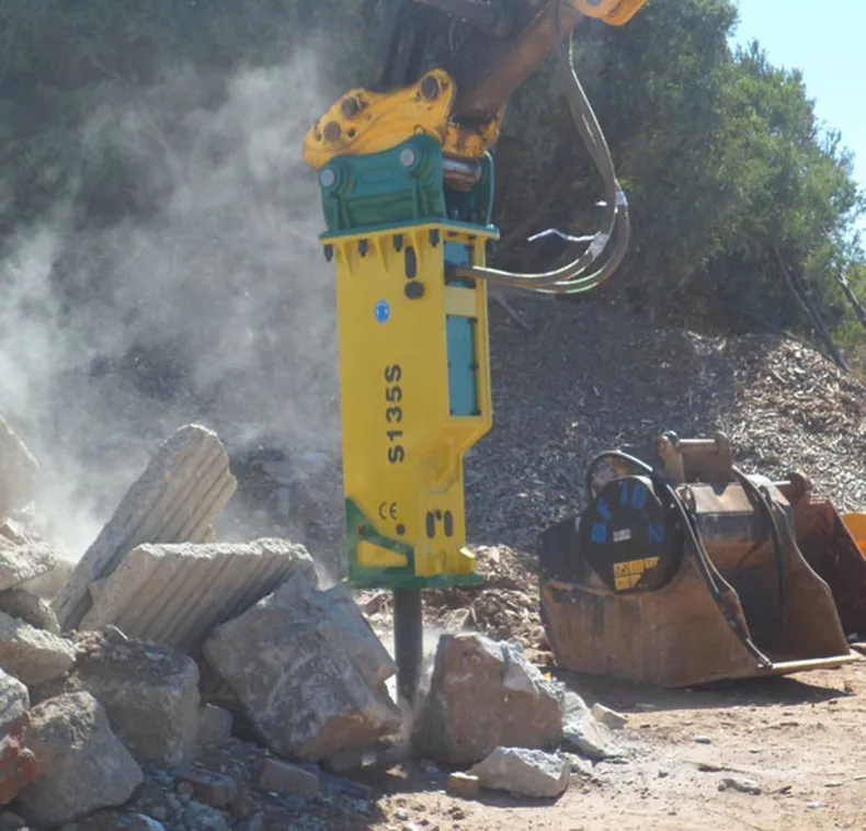 various models types hydraulic breaker hydraulic hammer breaking stones
