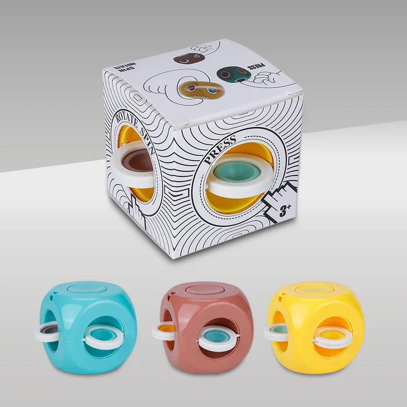 Fashion Decompression For Autism Relieve Stress Baby Kids Cube Anti-Stress Fidget Toys Fingertip Toys