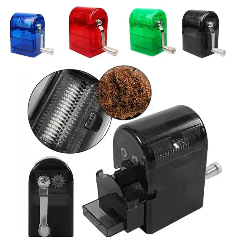 Stylish and Convenient Hand Crank Crusher Hand Shredder Smoking Accessories Tobacco Cutter Grinder