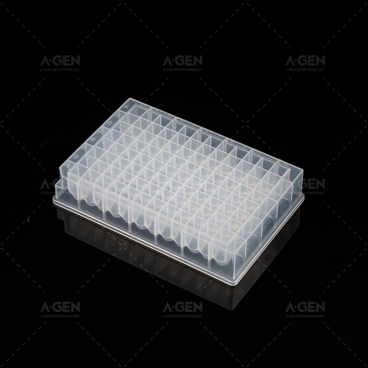 polypropylene, 96 well square well deep well plate U bottom For DNA/RNA extraction