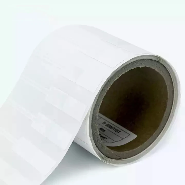 RFID thermal label transfer printing tag EPC 96bits customized logo ISO18000-6C 860-960MHZ rfid uhf jewelry label