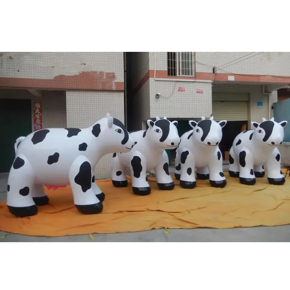 BOYI  Giant Inflatable Cow Animal Balloon,Inflatable Milk Cow Balloon