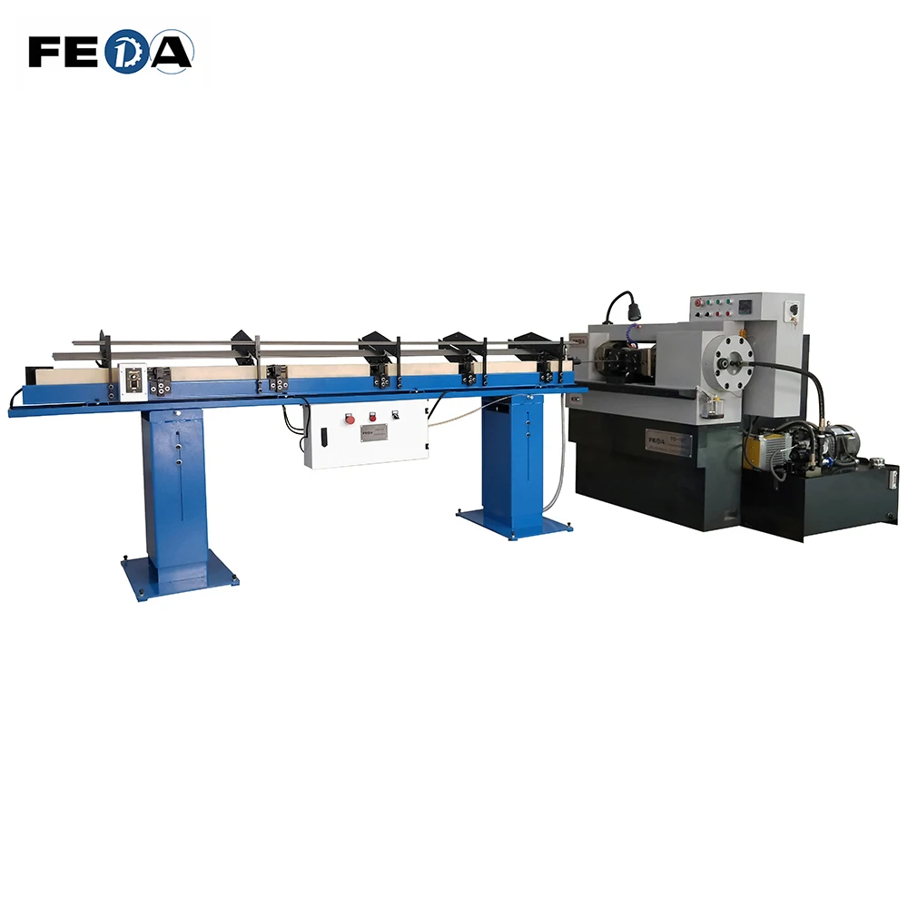 FEDA FD-15T auto worm screw making machinery vertical thread rollig machine railway bolts screw making machine