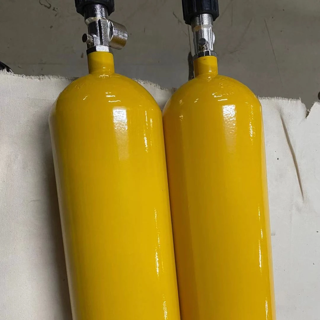 Respirator Series Seamless Steel Breathing Cylinder with TPED Certification