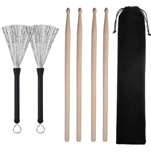 drum brush drum sticks set
