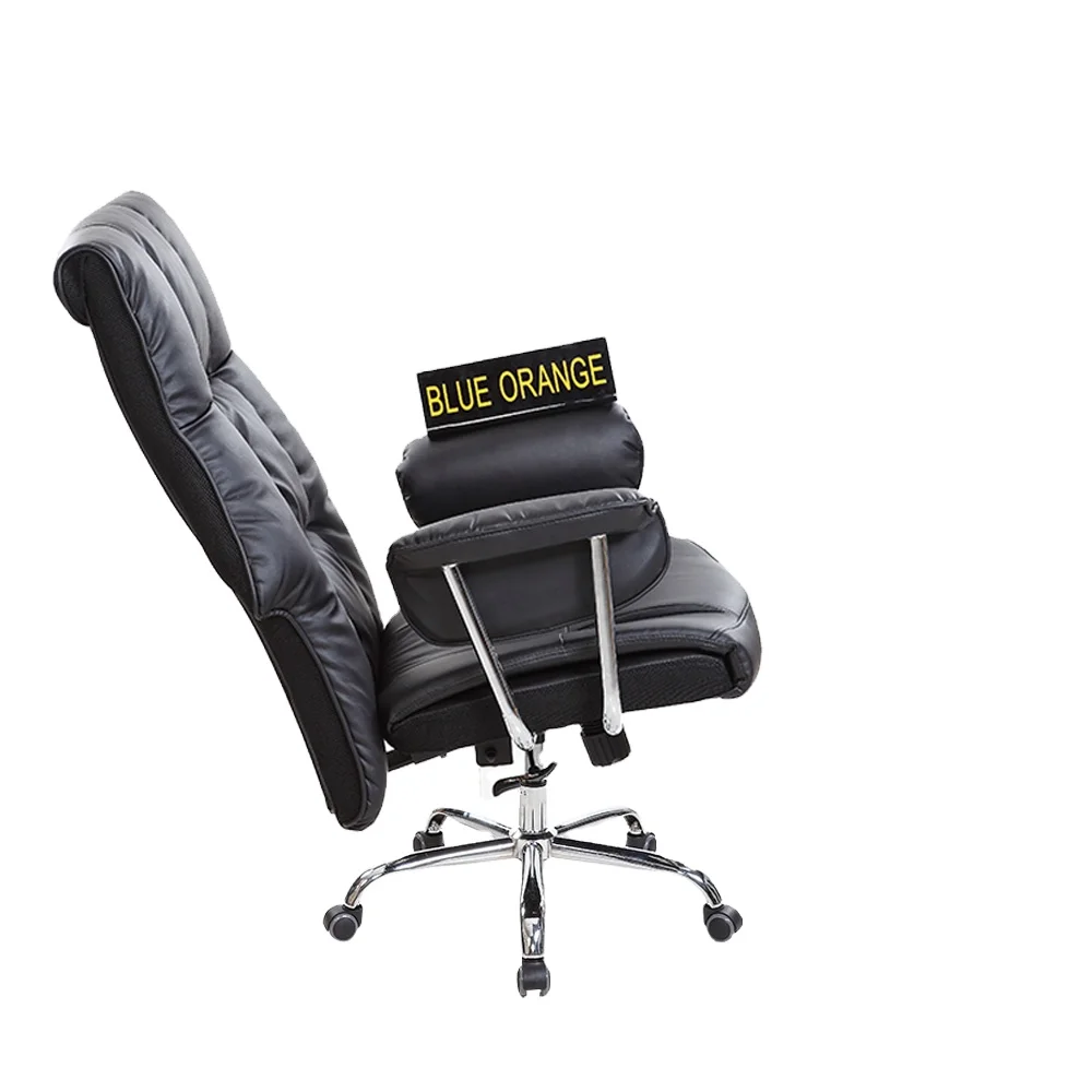 gold genuine office leather chair sofa office