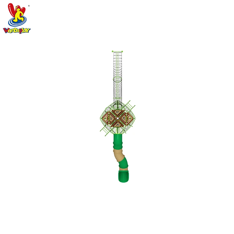 Bird Nest Theme Amusement Park Rope Cage Climbing Games Kids Outdoor Playground Plastic Slides Playsets Equipment for Sale