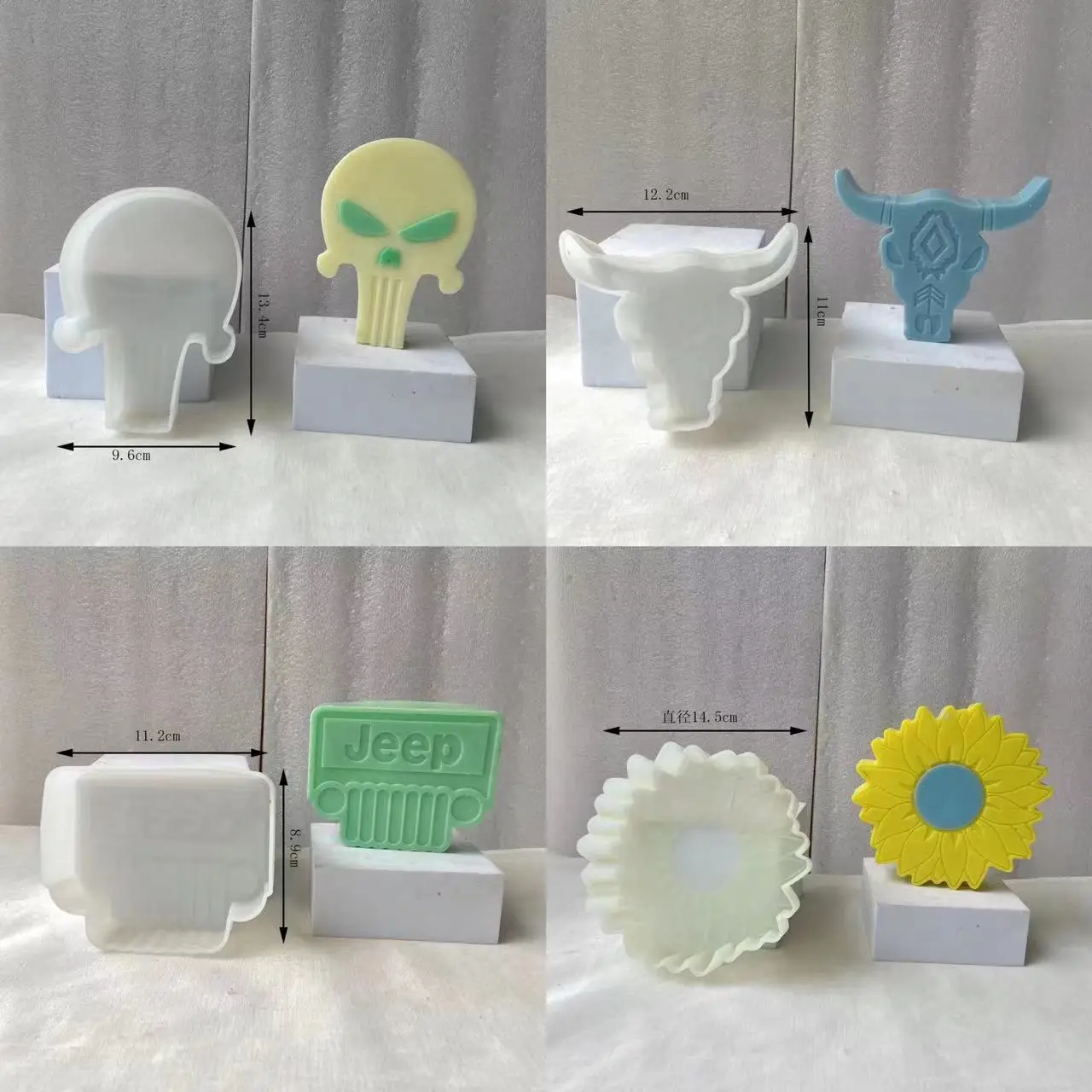 Top Selling Resin silicone car freshie molds Air fresheners Epoxy Resin Silicone Car Freshies mold for aroma beads