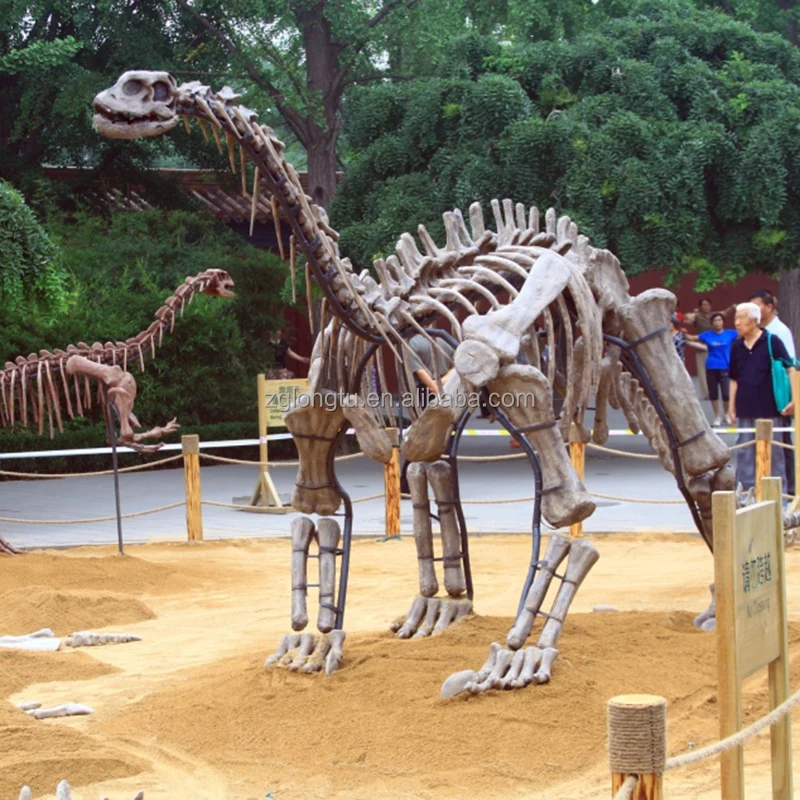 Factory Supply Prehistoric Animal Woolly Mammoth Fossils Skeletons Replica For Zoological Museum