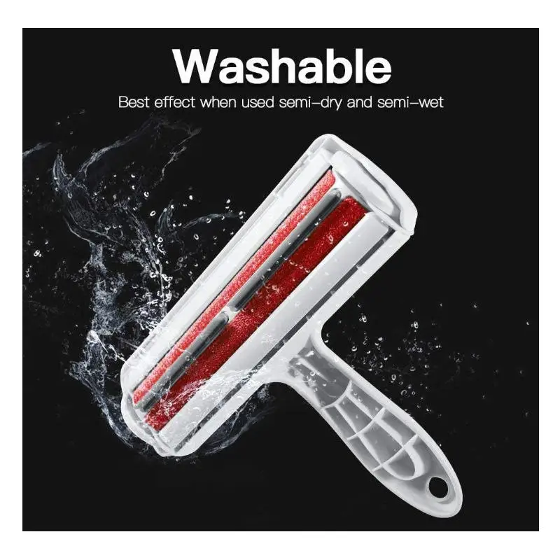2-Way  Reusable Pet Hair Remover Roller Lint Remove Brush Dog Cat Hair Clothes Carpet Cleaning Brush Fuzz Shaver