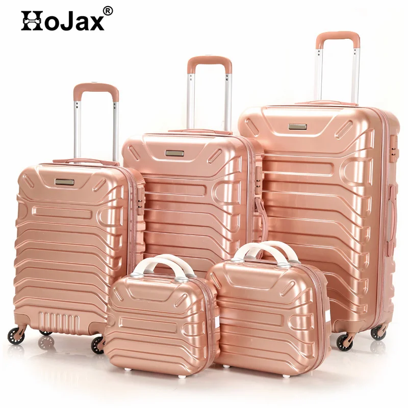 carry on trolley bags 5pcs luggage sets ladies hand bags Other smart vspink valise suitcases travel troly maletas de viaje