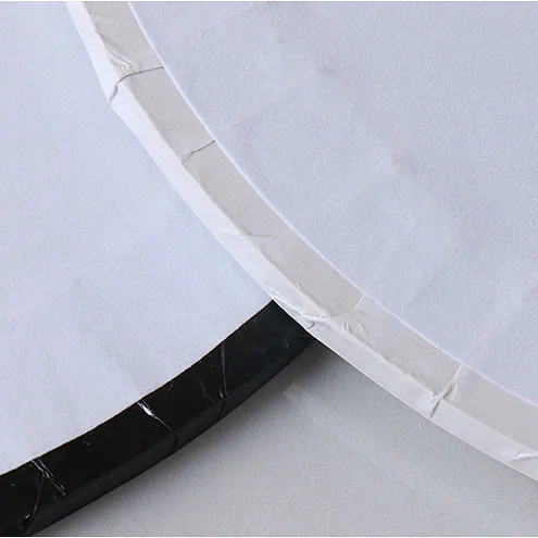 XJH Wholesale Custom High Quality Strong Matt White Masonite Cake Board MDF Cake Board