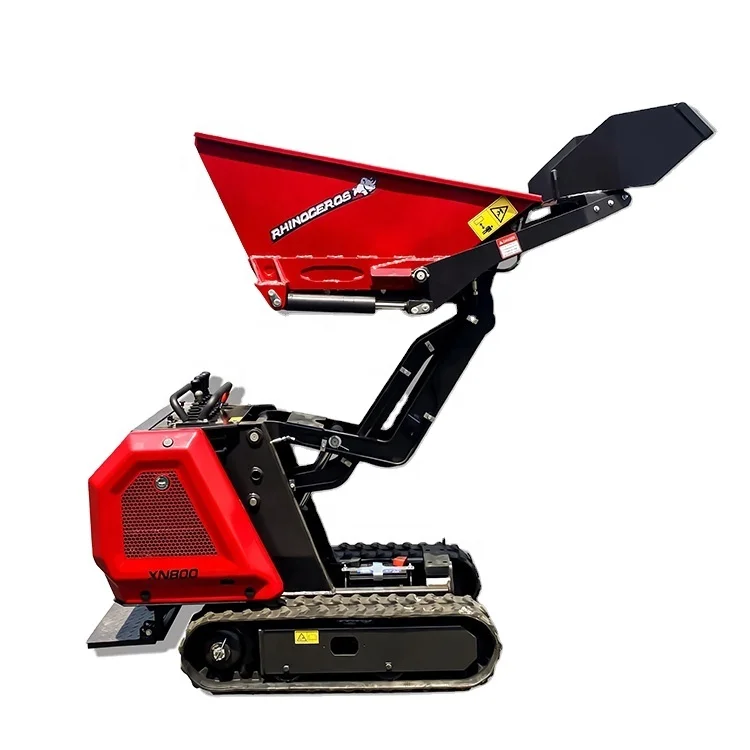 Truck mini dumper Rhinoceros XN800 mini dumper truck 800kgs crawler dumper new used