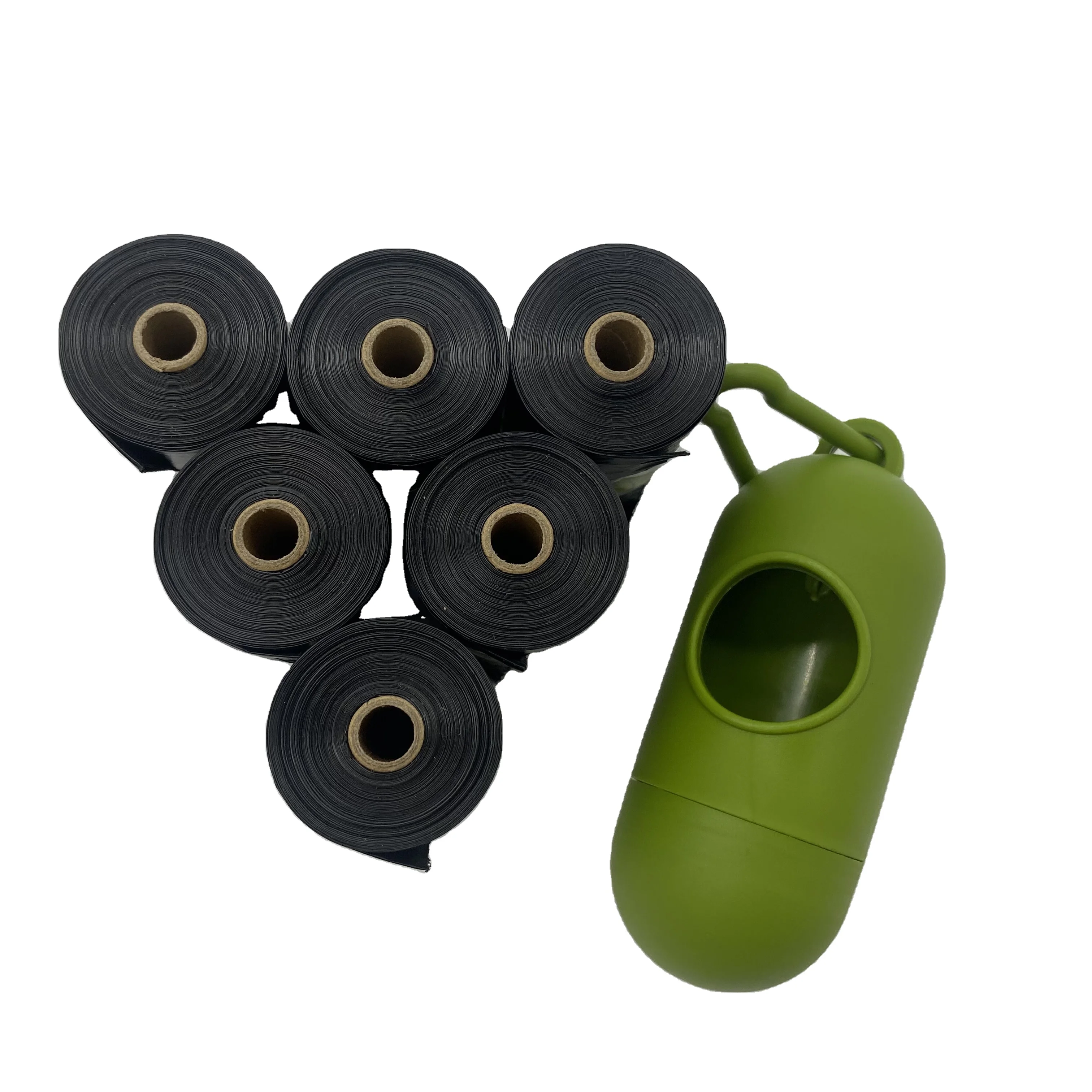 led automatic retractable pla biodegradable pet garbage green sheep dispenser for poop bag