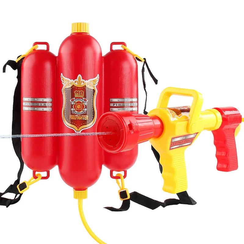 Back Pack Water Gun Fire Fighting Hand Pump Water Gun Toy for Kids Plastic Water Spray Summer Toy Beach Toy