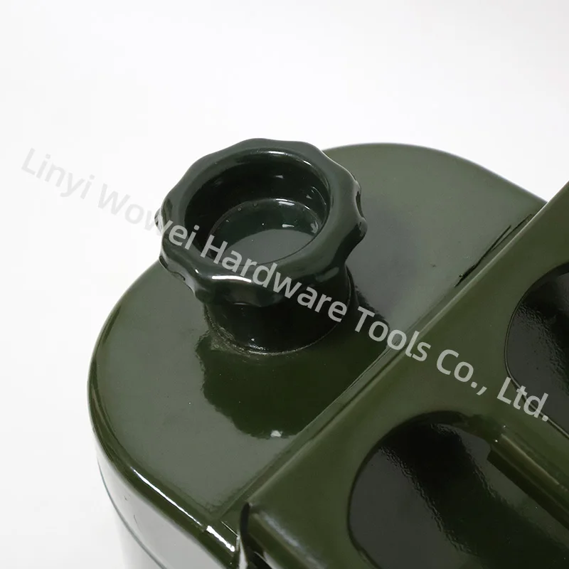 20L Metal  Diesel Fuel Petrol Water Steel Journey Can Utility Jug + Flexible Spout
