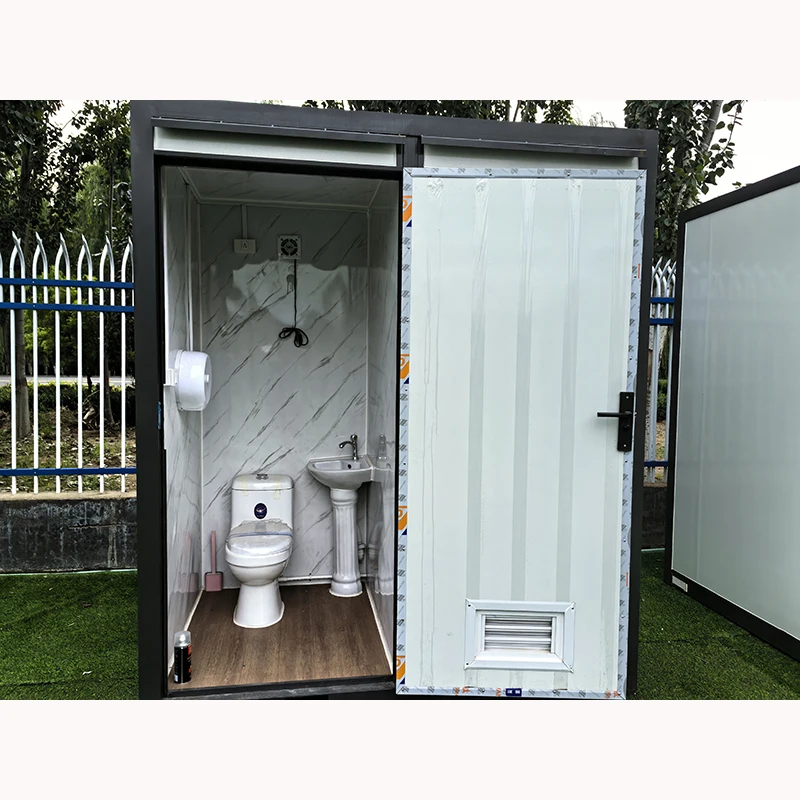 Modern Design Portable Public Toilet Steel Structure with Sandwich Panel Material