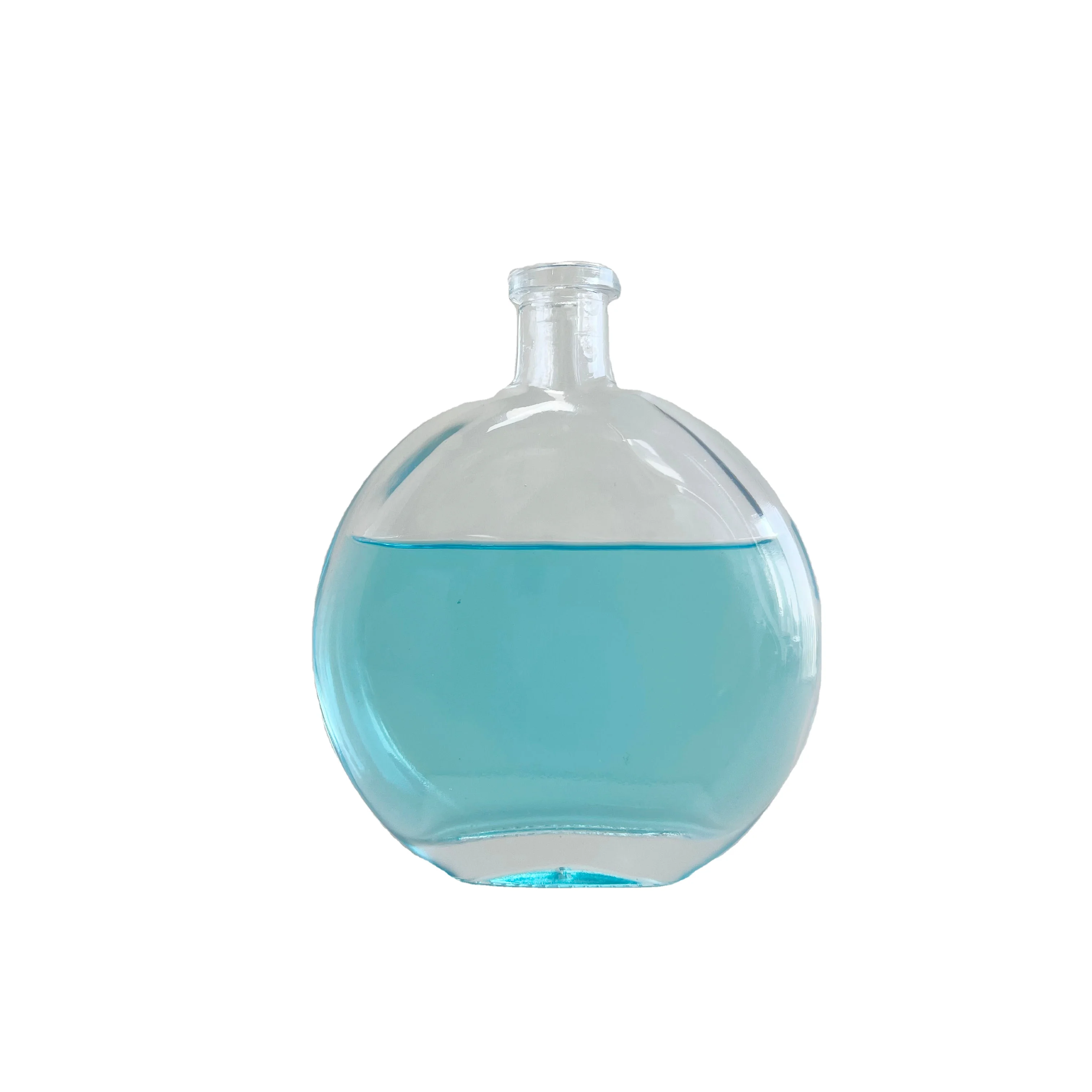 200ml High Flint Whisky Brandy XO Spirit Glass Liquor Bottle Alcoholic Beverage Round Tequila Glass Wine Bottle