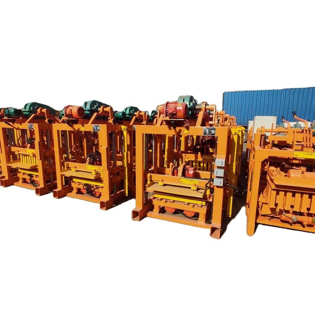QTJ4-40 small fixed portable concrete block making machine,cement block machine, paver block machine