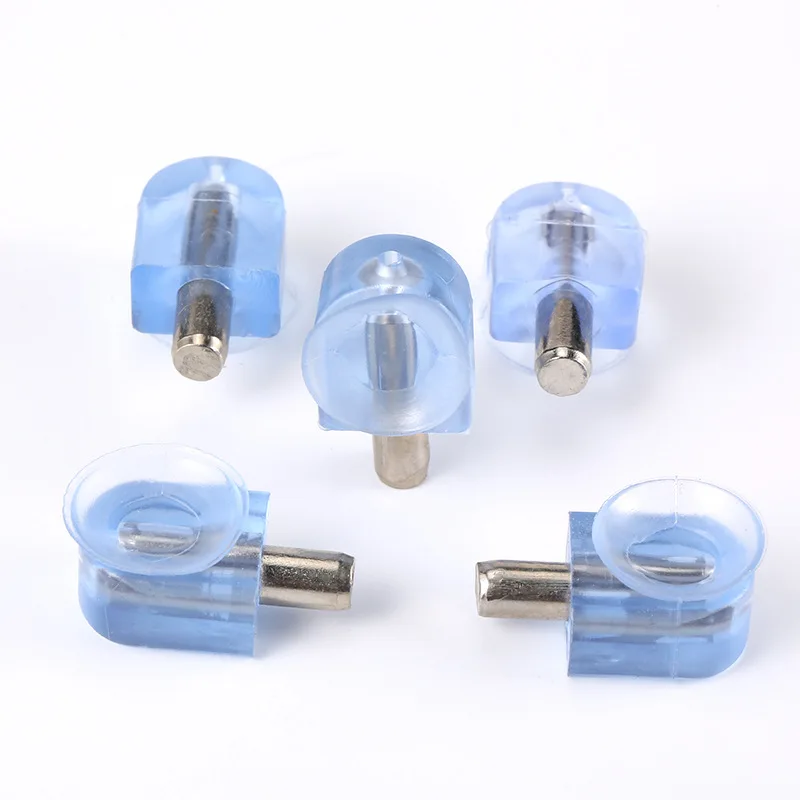 American PVC transparent glass suction tray shelf support activity shelf pin 5-6mm