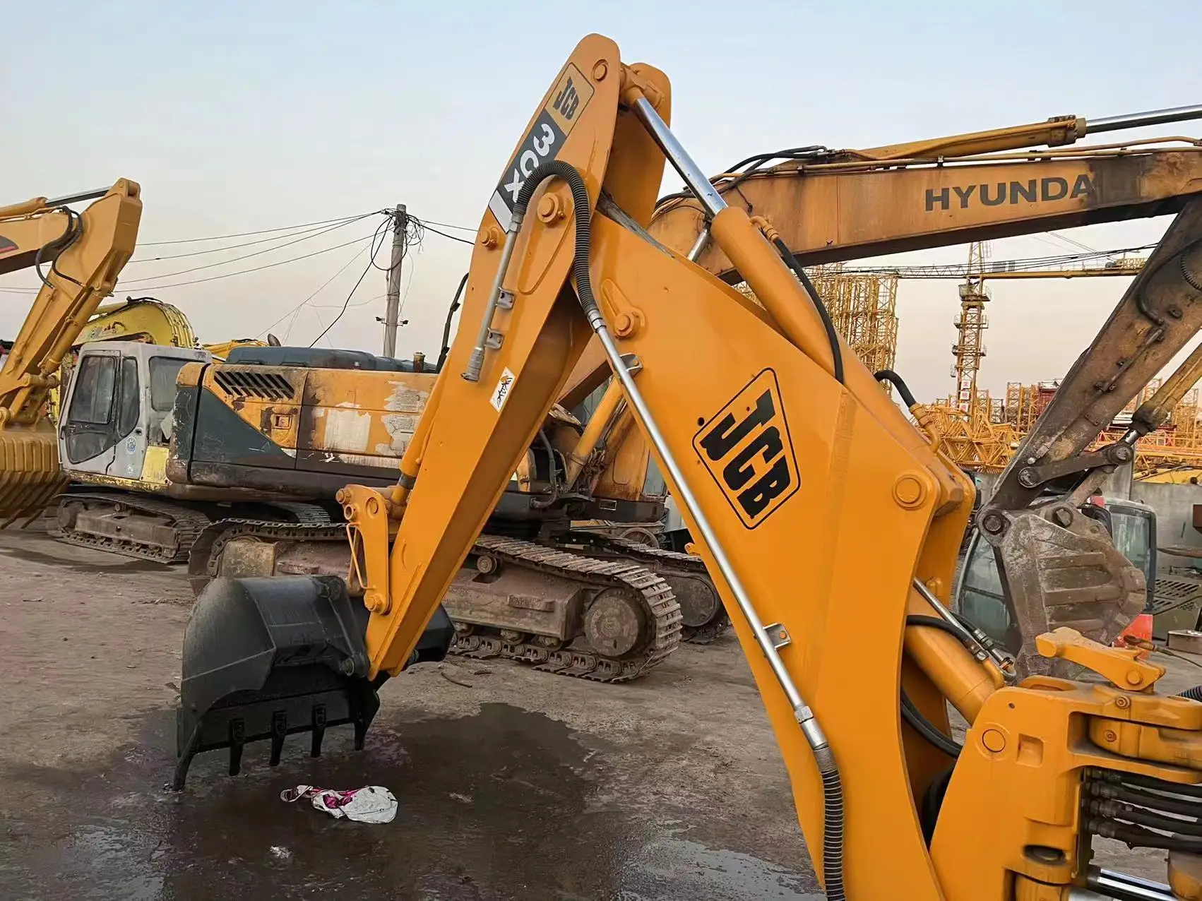 Good Condition Cheap Price Used JCB 3CX Used Backhoe Loader 100 HP Used JCB 4CX Backhoe Loaders For Sale