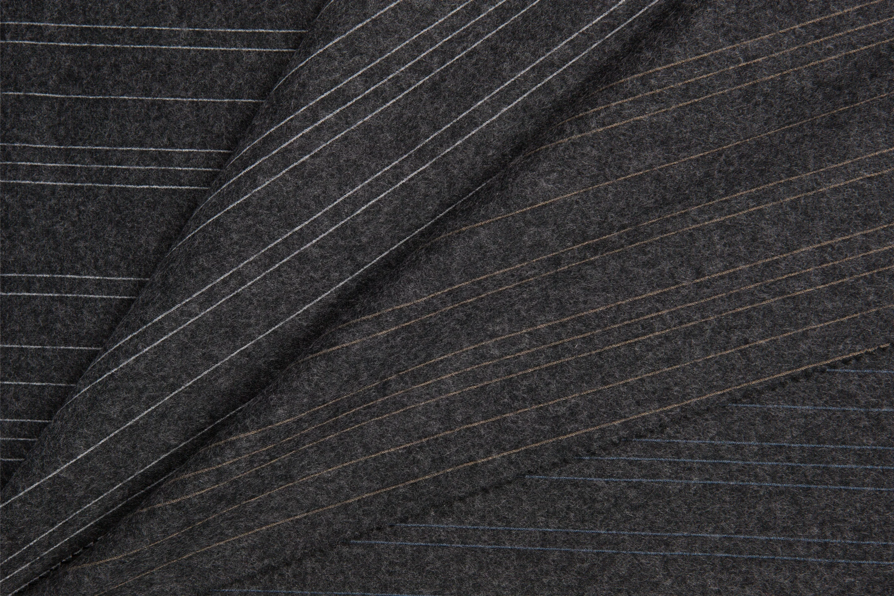 Hot selling new design Italian cashmere  fabric wool plain merino wool viscose  jersey blend fabric for winter coats