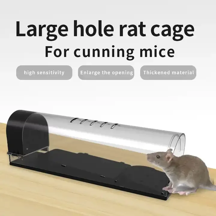 New upgrade effective reusable human Mouse catcher mouse trap household kitchen mice trap no kill smart tunnel plastic rat trap