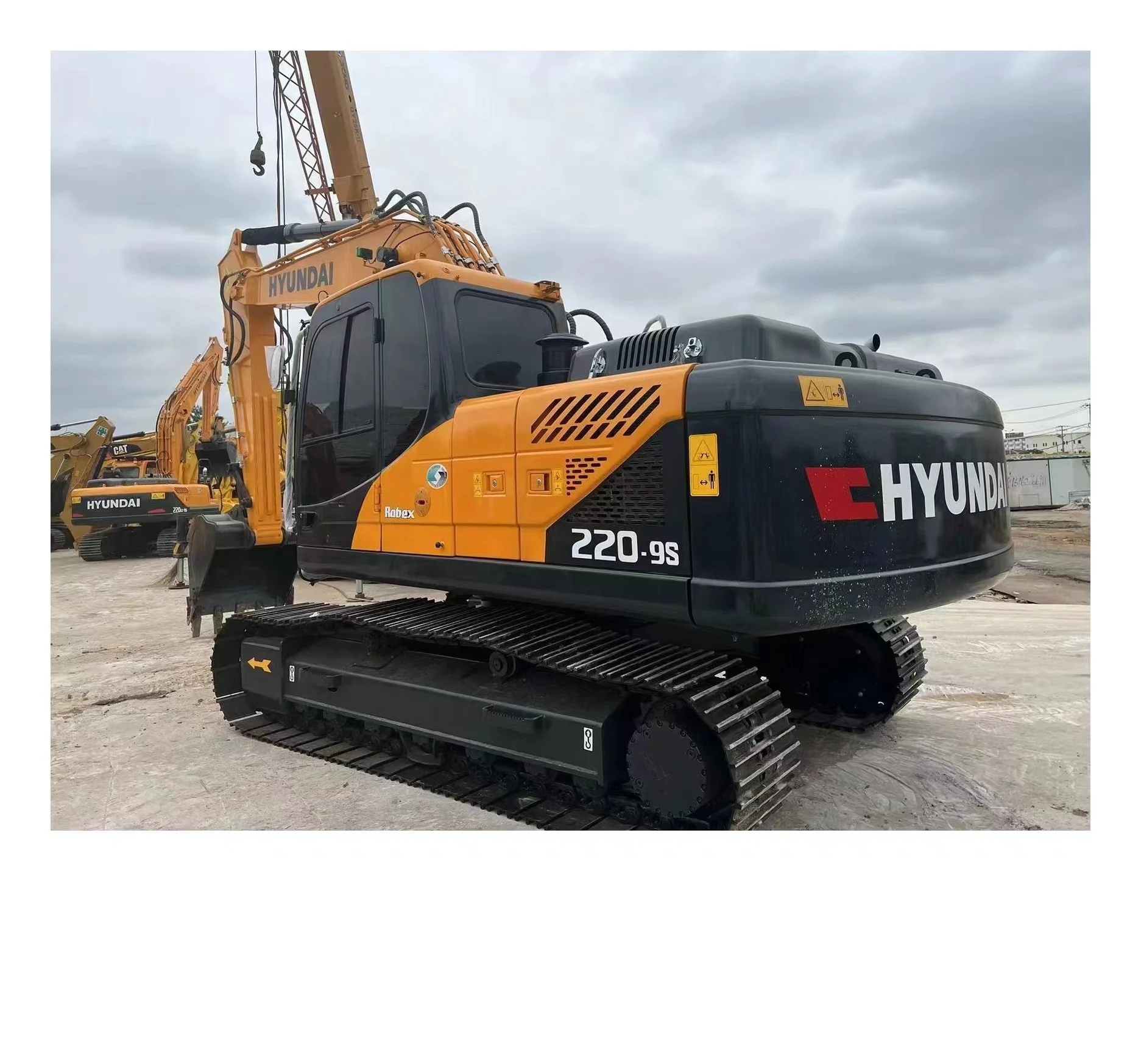 2021 used hyundai robex 220-9S crawler excavator for sale