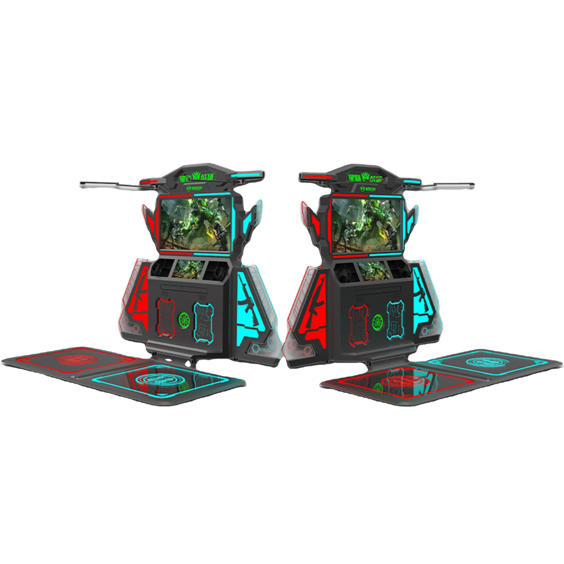 Robot shooting amusement machine Coin Operated Games Arcade Machines 2 Players Gun Play Station VR Shooting VR Star Space