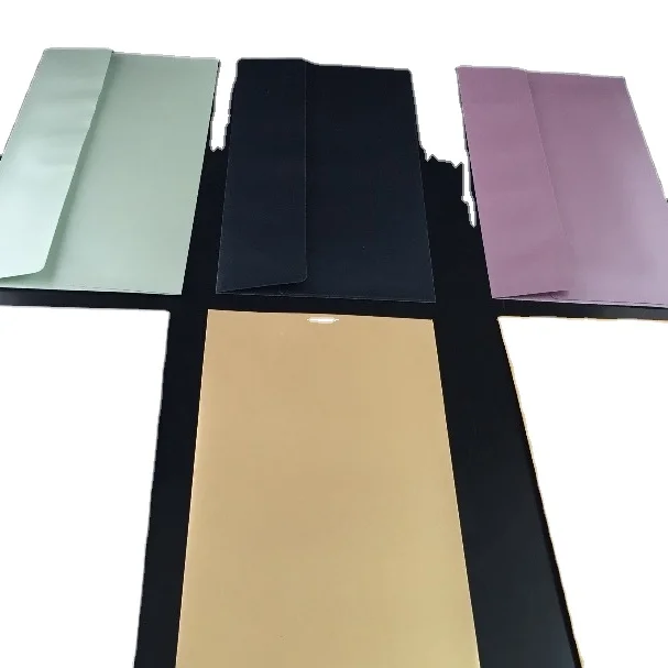 DL/C6 120g Metallic Envelops Cartstock/ Pearl Paper Premium Envelopes with well package