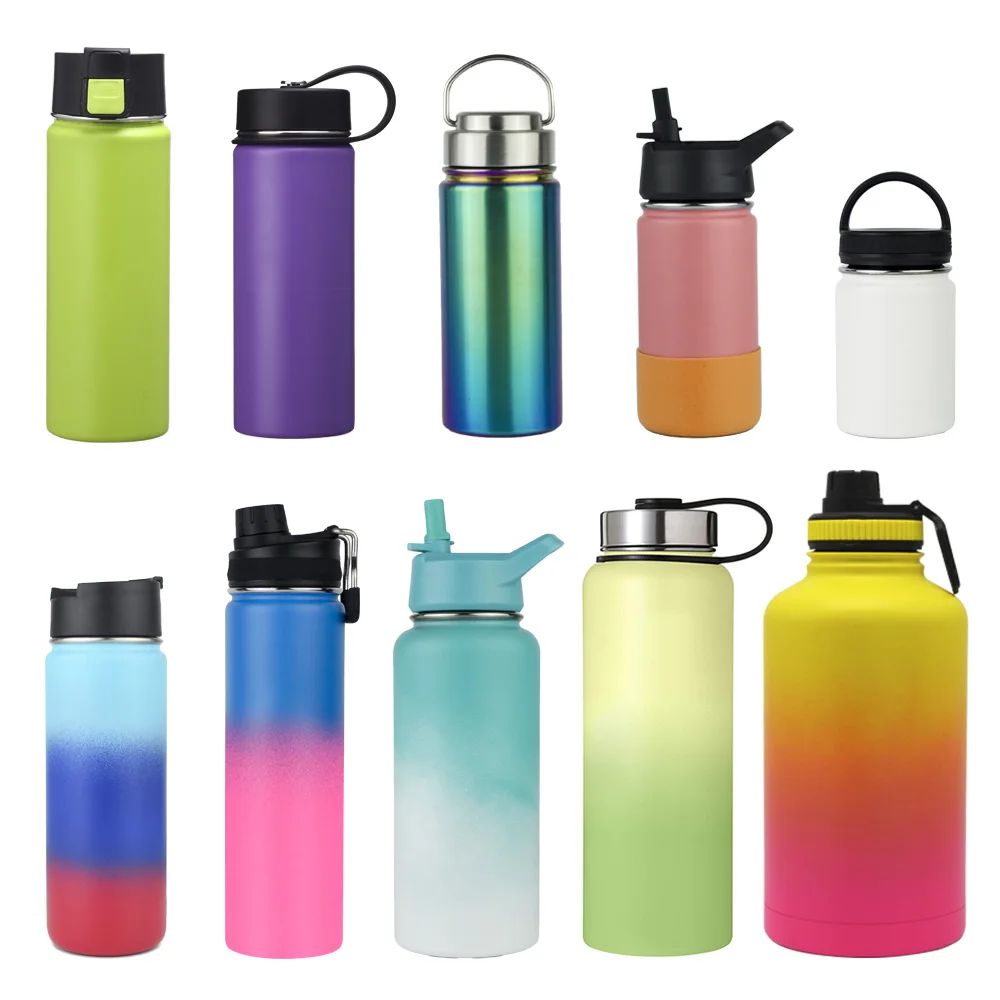 64oz Growler Gallon Water Bottle 128oz Vaccum Insulated Large Stainless Steel Metal Reusable Big Water Jug