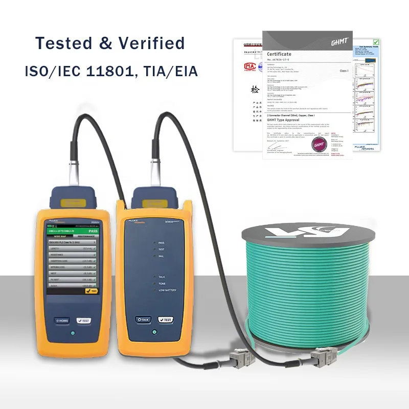 Сетевой кабель Linkwylan Cat6A 550 мгц FTP 23AWG с общим покрытием из фольги