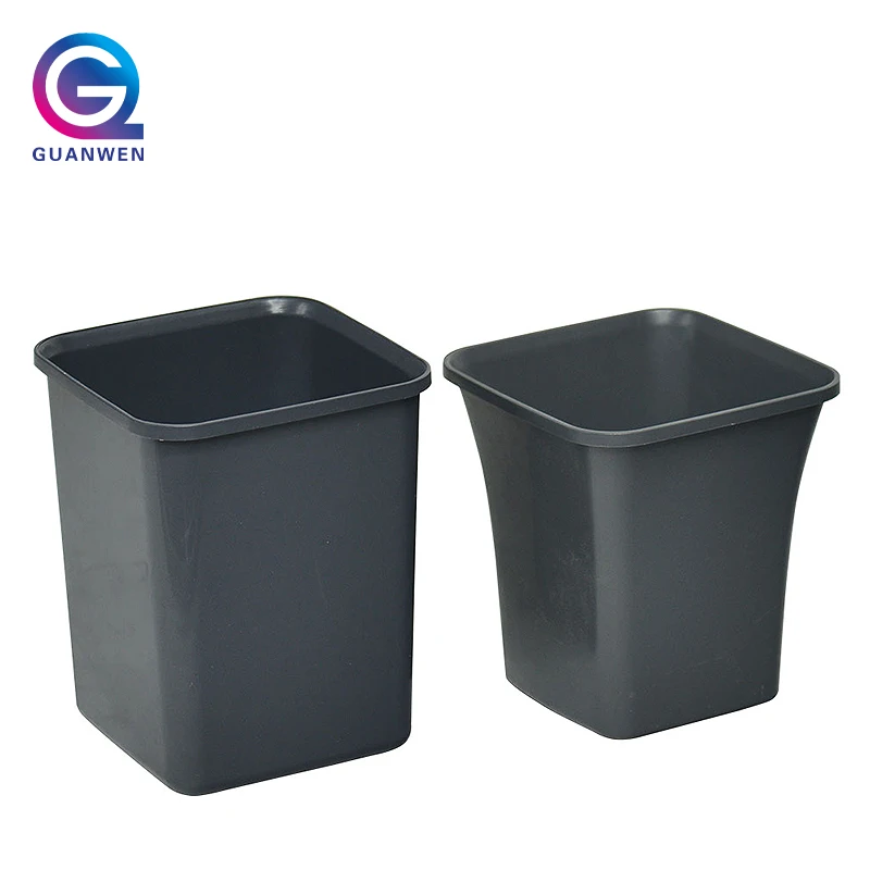 10L Trash Can Small Waste Bins Office Wastebasket Plastic Trash Bin
