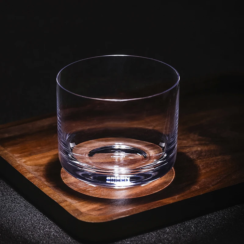 Cocktail glass Creative glass drinking Handle-less cups Thicken the whiskey glass Juice cup