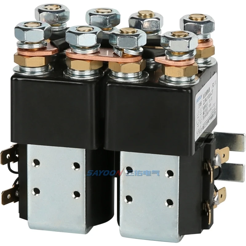 SAYOON POWER  direct-current  DC CONTACTOR  12V 24V  36V  48V 60V 72V 84V 96V  CZWJ100A-2T/SW822