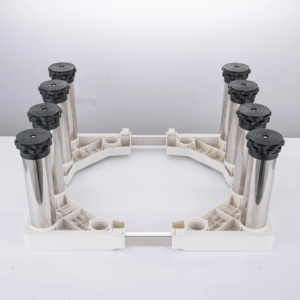 2024 New Arrival Home Applicants Washing Machine Base With 8 legs 10 cm Height Easy To Install Adjustable Stand For Washer AC