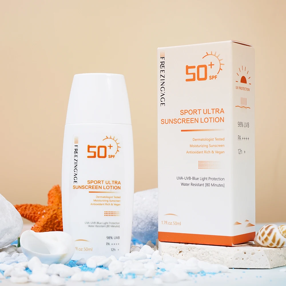 oem korean sunscreen spf50 moisturizing lotion protection honey for black people private label rebranding packaging tube