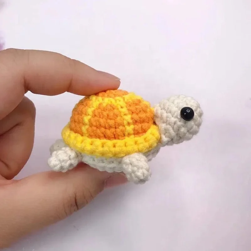 2022 New Little Tortoise Keychain 100% Hand Woven Little Tortoise Keychain Pendant Available in Various Colors Small and Exquisi