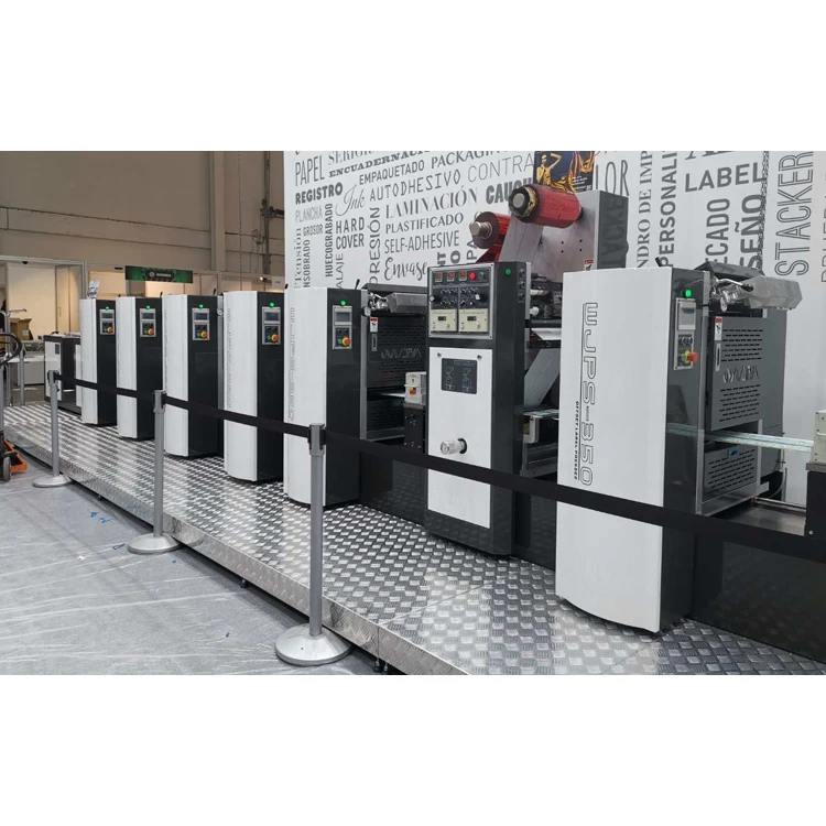 WJPS-350 Multi Function High Speed Cardboard, Plastic Narrow Web Offset Printing Machine