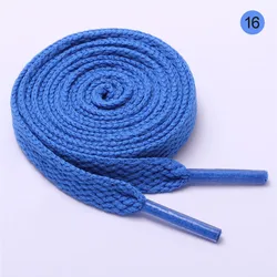 Polyester plain woven casual Shoes small white shoe LACES Colorful flat sneaker LACES