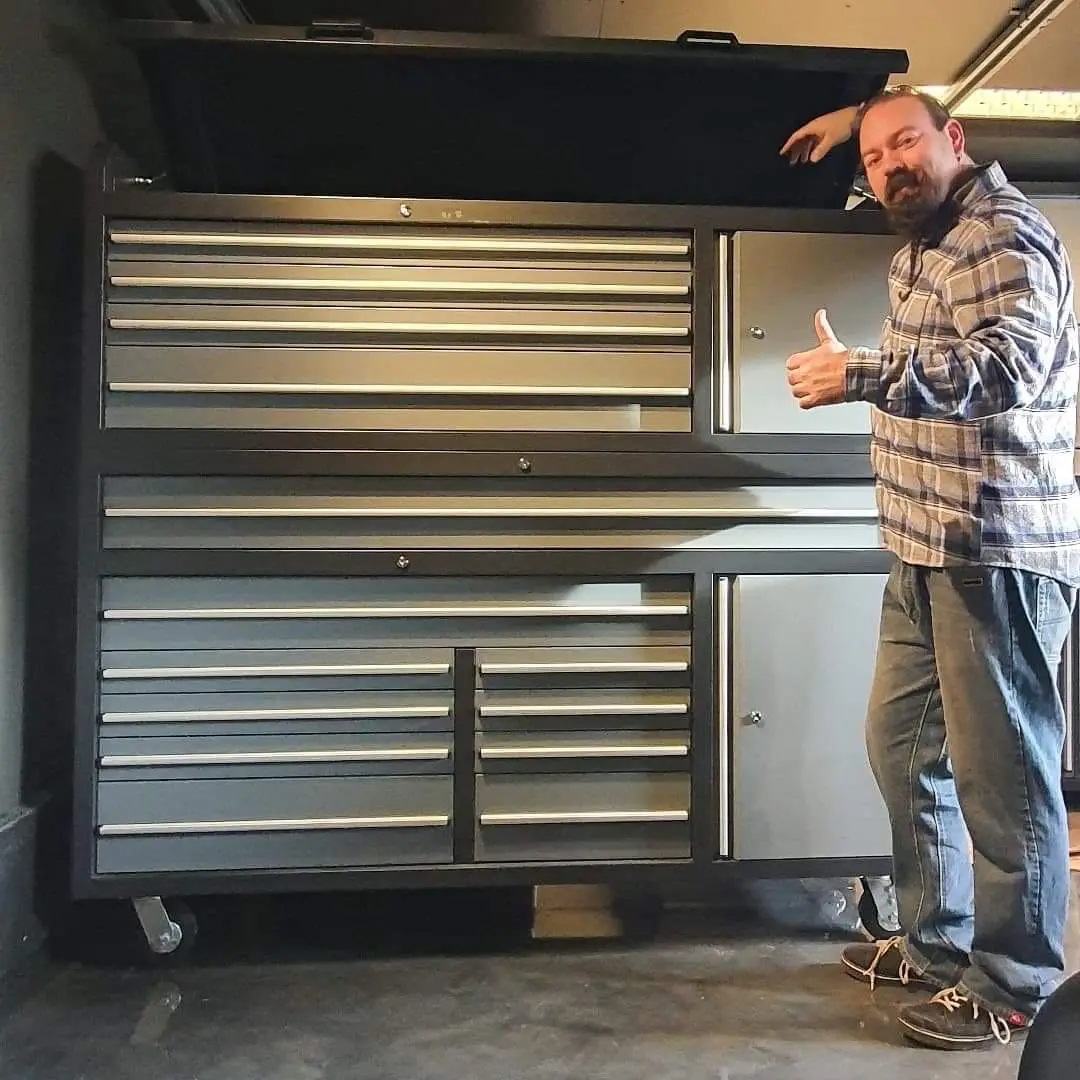 Multi Custom Made  tool cabinet with tools tool box roller cabinet work bench workshop