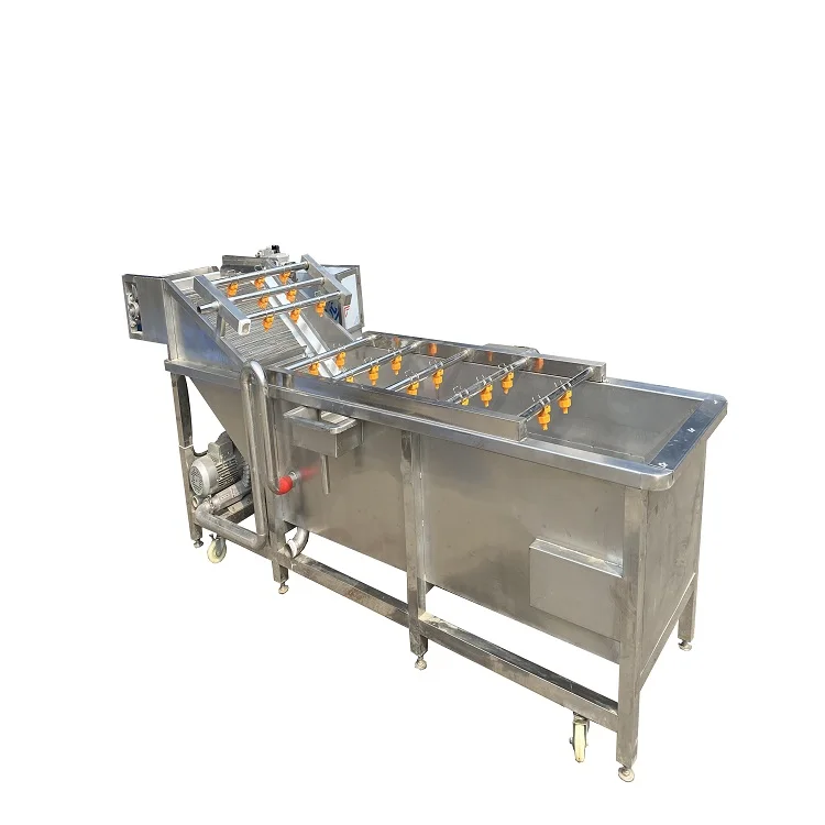 Bubble Mango Grape Watermelon Peach Cleaning Date Washing And Drying Machine