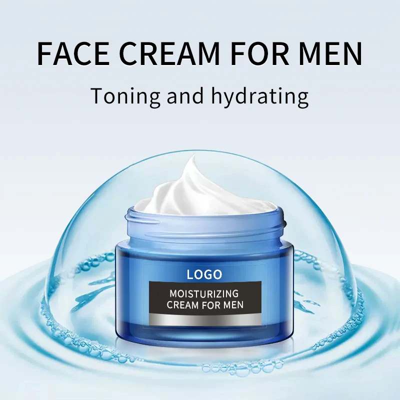 Private Label MLXL Cosmetic Men Rice Brightening Lighting Face Cream Organic Hydrating Vitamin E Face Cream