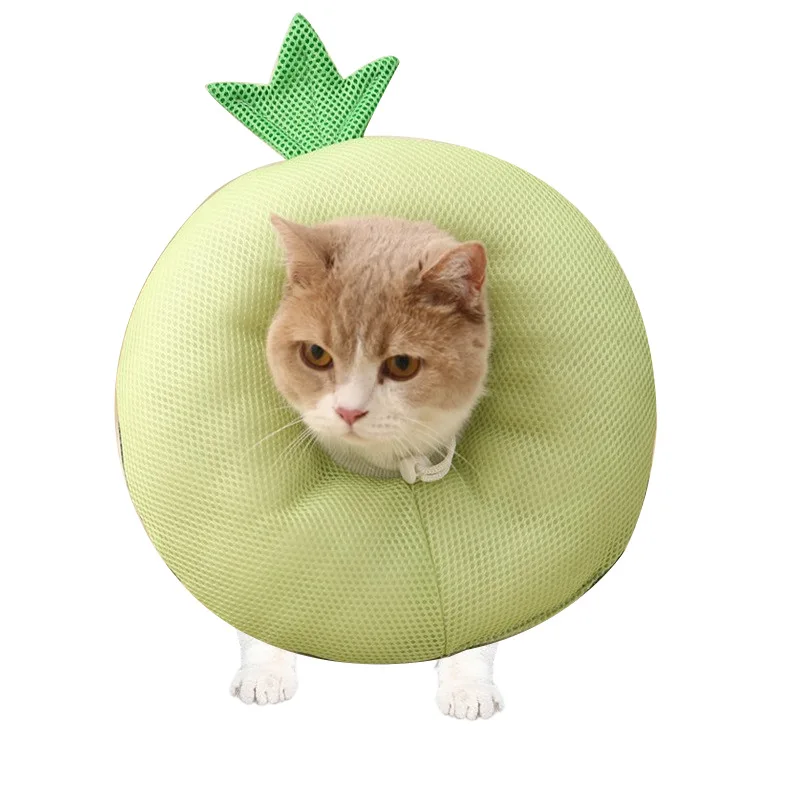 Eliza collar for cats Breathable and comfortable bib for cats anti-licking anti-rubbing headgear for dogs pet headgear